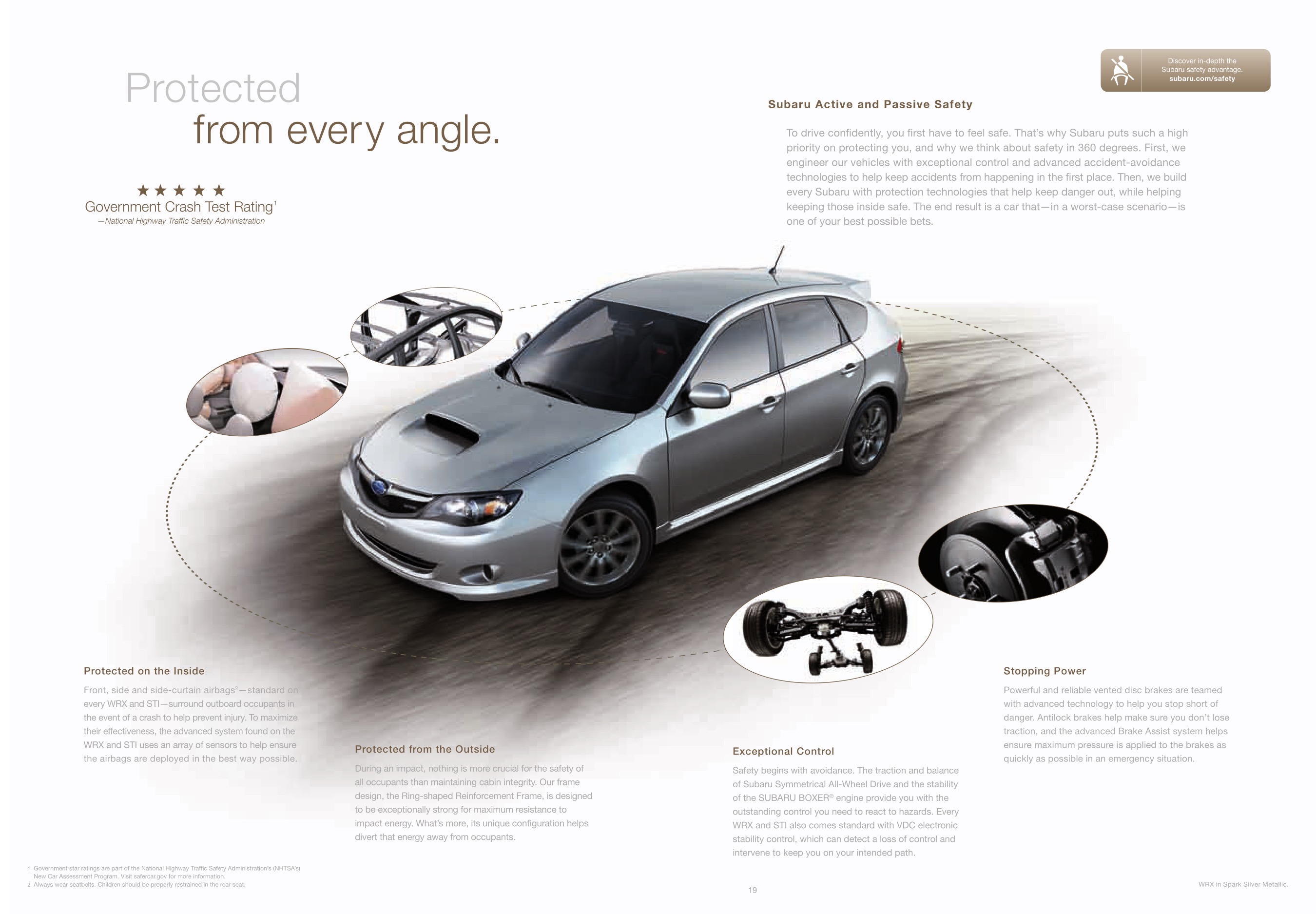 2010 Subaru Impreza WRX Brochure Page 15